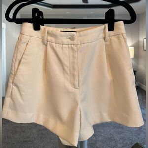 Nili Lotan Beatrice shorts in cream
